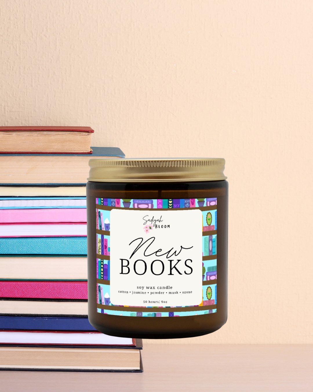 New Books 9oz Candle