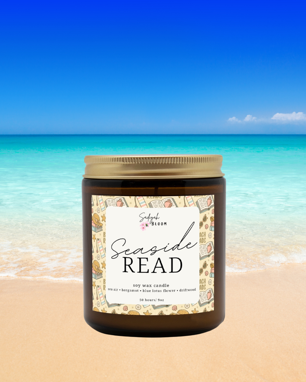 Seaside Read 9oz Candle