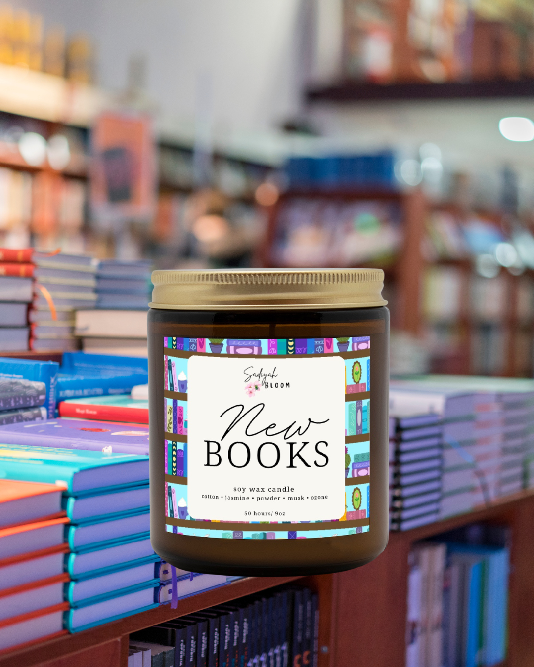 New Books 9oz Candle